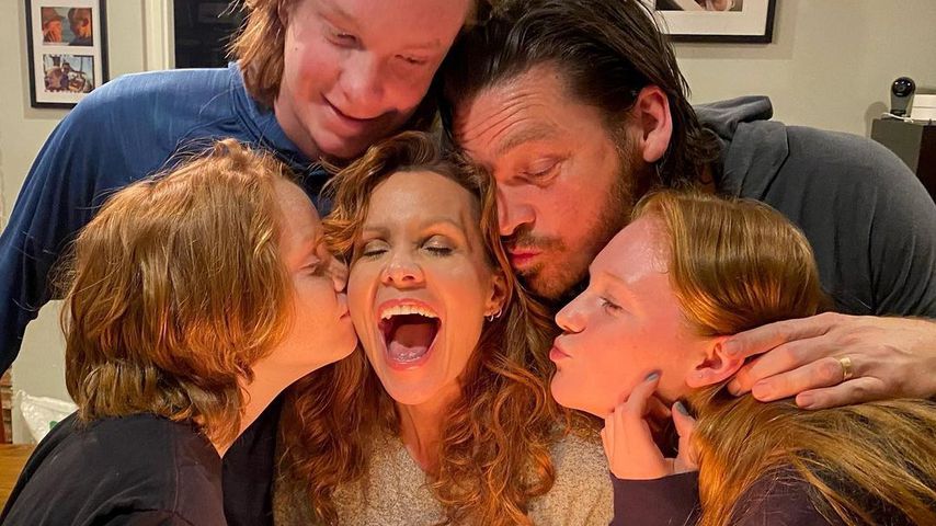 Robyn Lively mit ihrer Familie