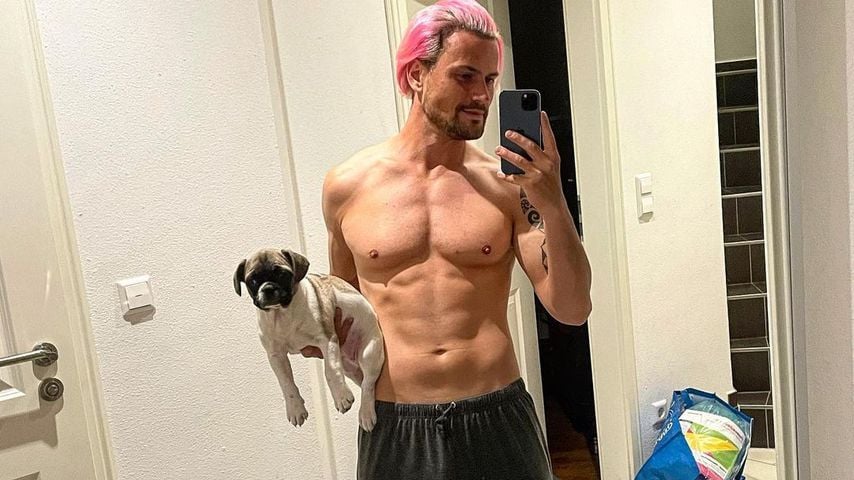 Rocco Stark mit Hund Annalie