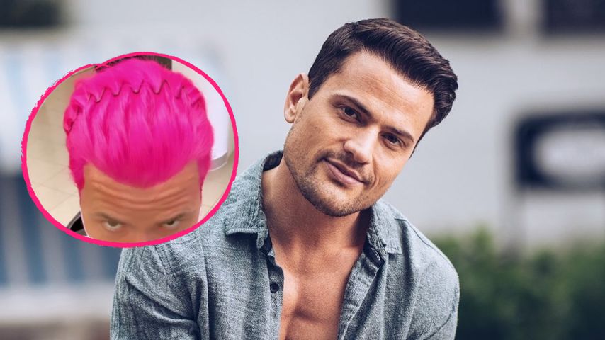 Mit knallpinken Haaren: Rocco Stark joggt bis zum Vatikan
