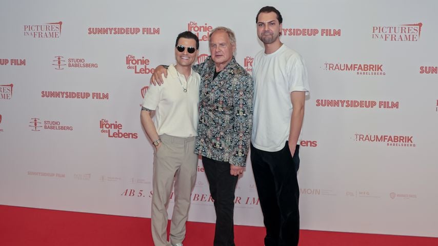 Rocco Stark, Uwe Ochsenknecht und Jimi Blue Ochsenknecht, September 2024