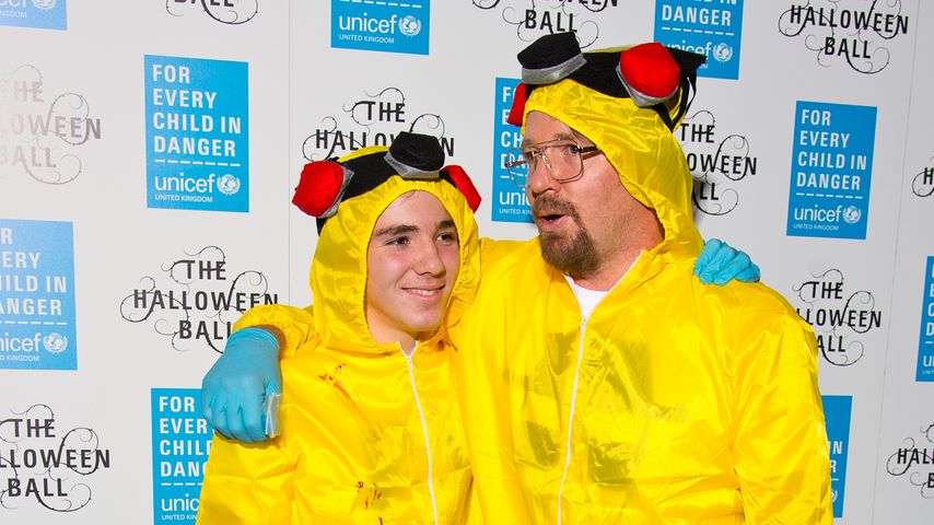 Rocco und Guy Ritchie beim UNICEF Halloween Ball 2014 in London