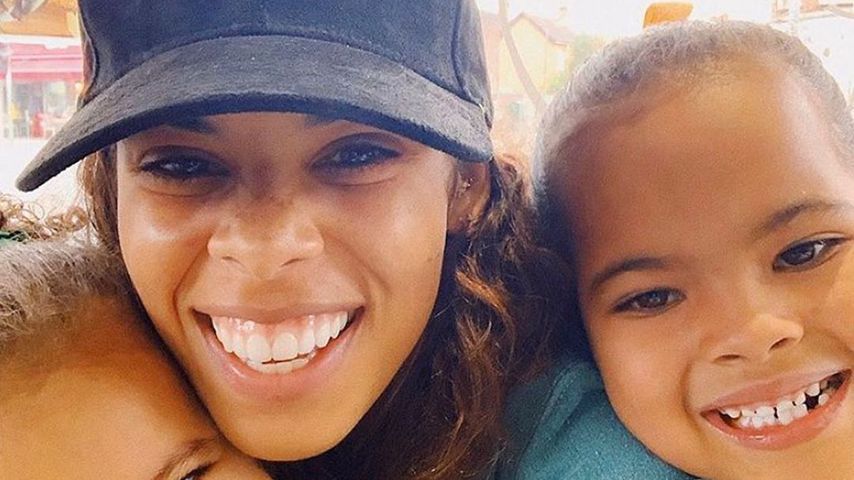 Rochelle Humes mit ihren beiden Töchtern, Januar 2020