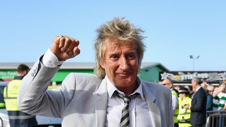Sänger Rod Stewart 2016 in Glasgow, Schottland