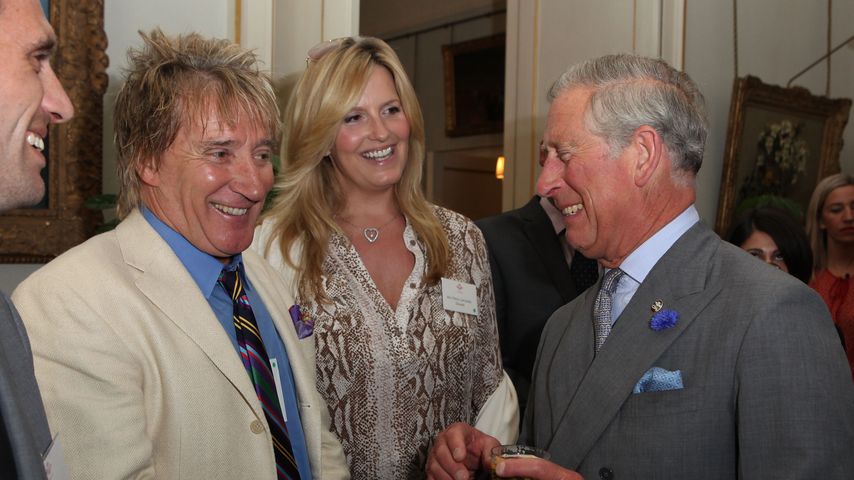 Rod Stewart und König Charles, Juli 2011