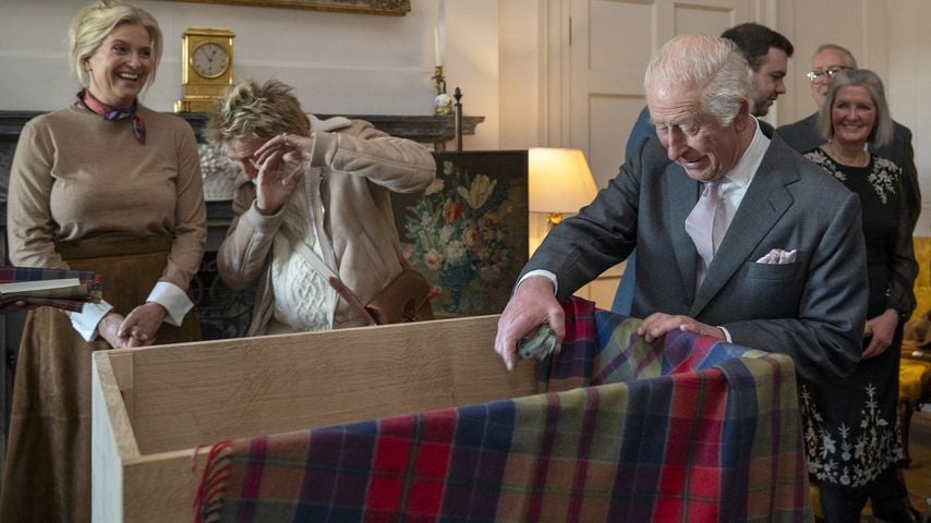 Rod Stewart und König Charles III. machen Späße bei Event