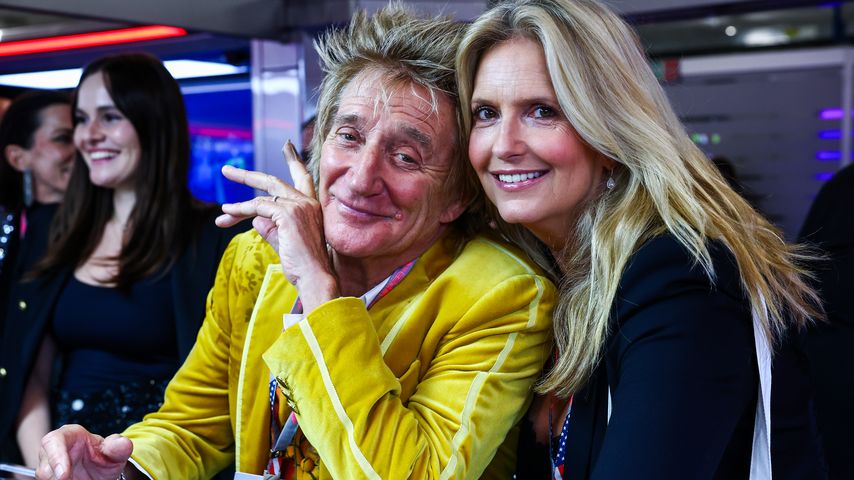 Rod Stewart und Penny Lancaster im November 2023