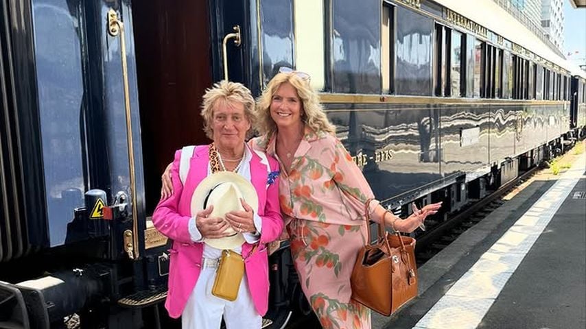 Luxus im Orient-Express: Rod Stewart feiert 18. Hochzeitstag