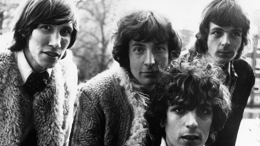 Roger Waters, Nick Mason, Syd Barrett und Rick Wright von Pink Floyd im Jahr 1967