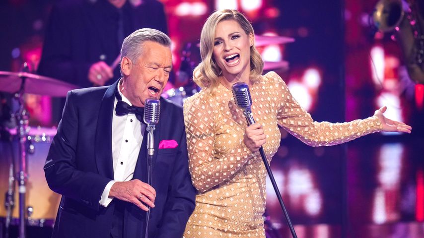 Roland Kaiser und Michelle Hunziker im Dezember 2023