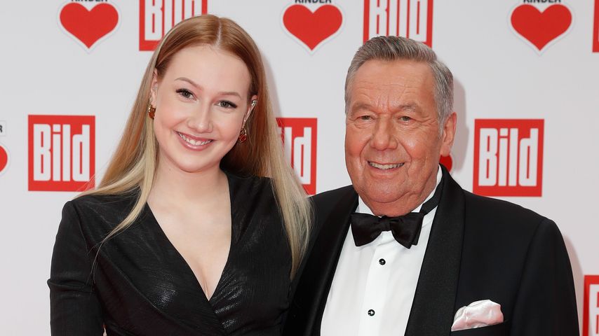 Roland Kaiser und seine Tochter Annalena bei der "Ein Herz Für Kinder"-Gala in Berlin 2021