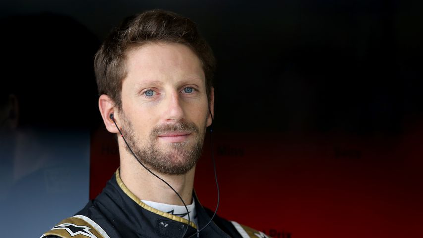 Romain Grosjean in Sao Paulo