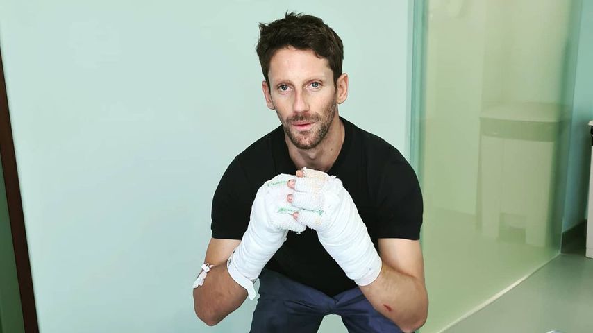 Romain Grosjean im Krankenhaus, Dezember 2020