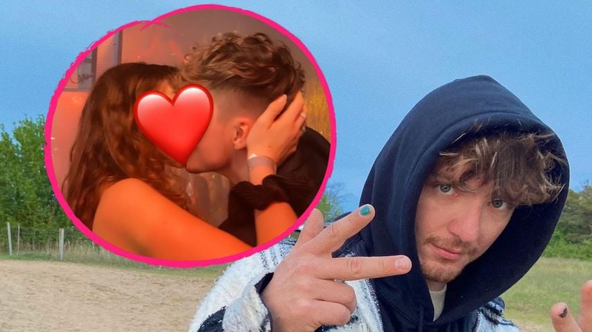 Zum neuen Jahr: Roman Lochmann teilt Kussfoto mit Freundin