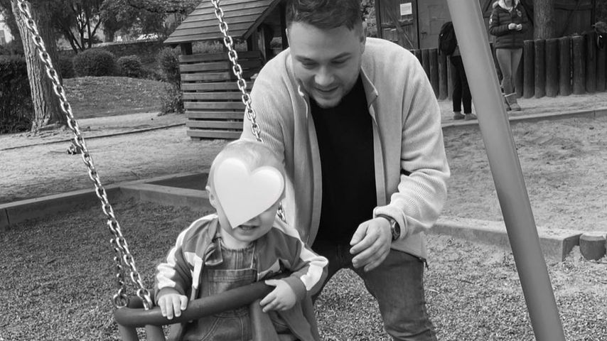 Roman Tamkan mit seinem Sohn Carlo