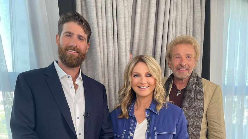 Roman und Thomas Gottschalk mit Frauke Ludowig