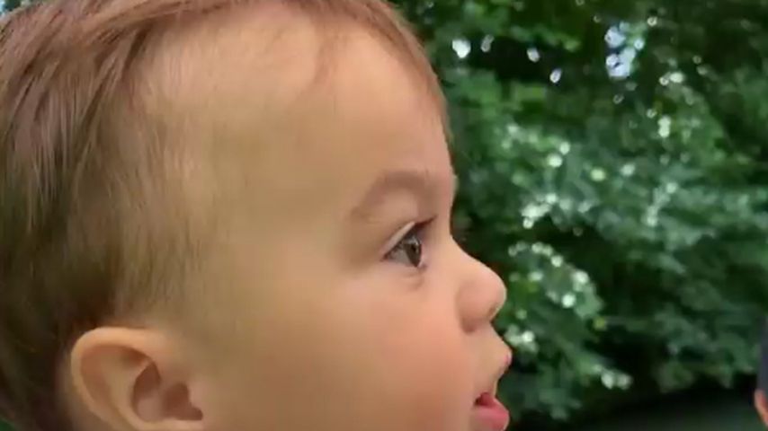 Rome Götze nach seinem ersten Friseurbesuch