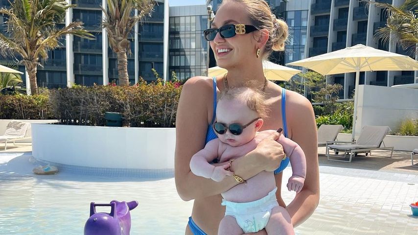 Cooles Foto: So groß ist Romee Strijds zweites Baby schon!