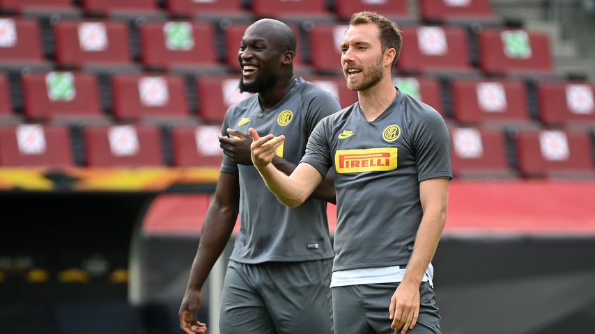 Romelu Lukaku und Christian Eriksen