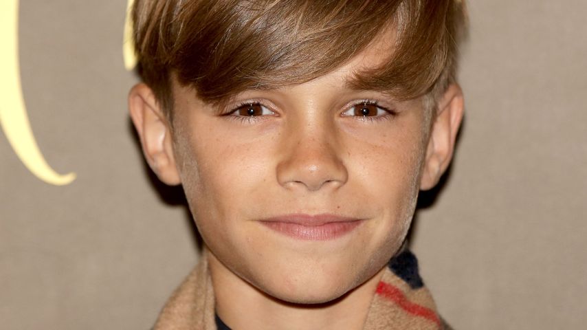 Mode-Profi Romeo Beckham mit dicker Uhr und Hut