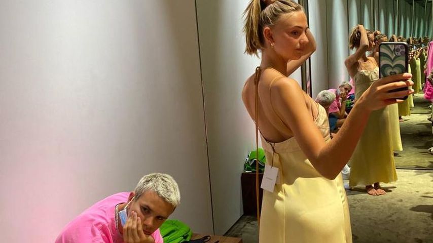 Romeo Beckham und seine Freundin Mia Regan, 2021