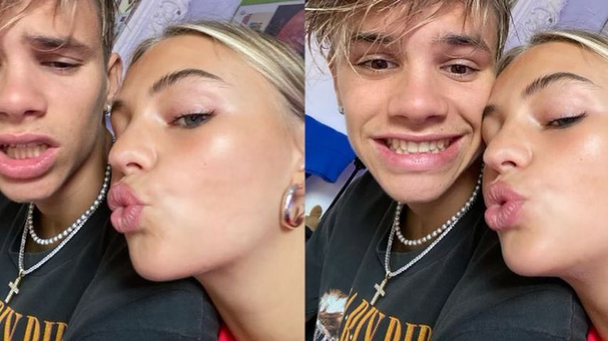 "Süßestes Mädchen": Romeo Beckham teilt Couple-Pic mit Mia