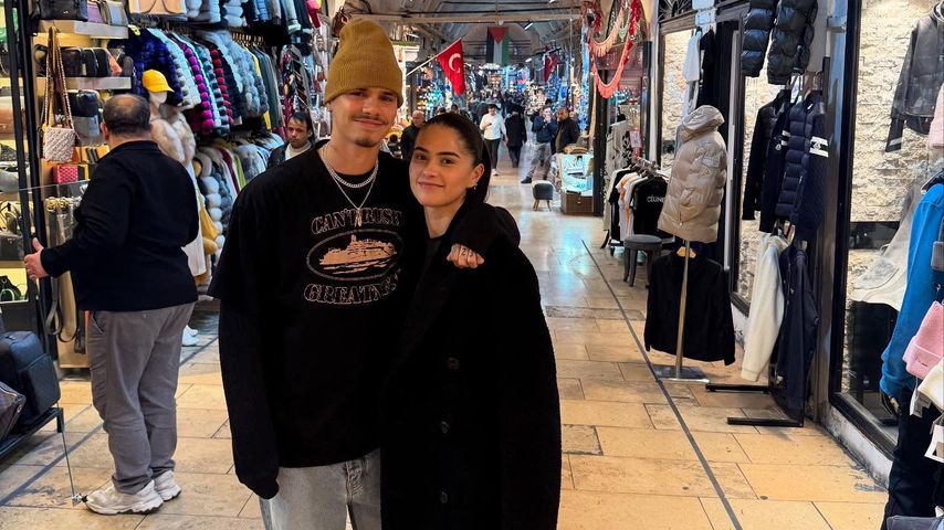 Romeo Beckham und seine Freundin Kim, Februar 2025