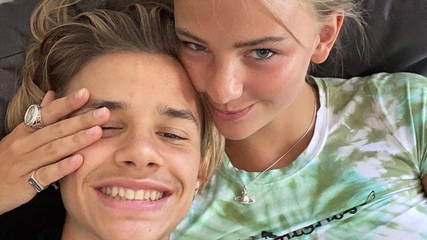Romeo Beckham und Mia Regan, Februar 2021