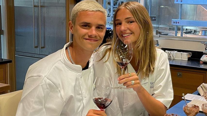 Romeo Beckham mit Mia Regan