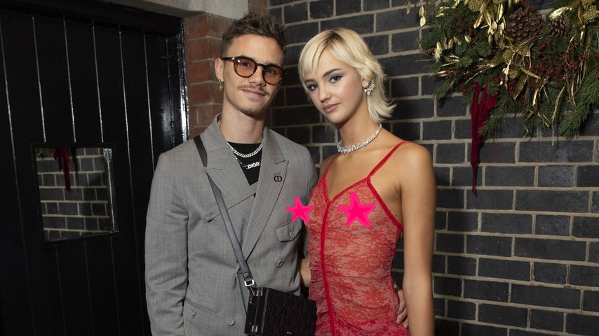 Collage: Romeo Beckham und Mia Regan