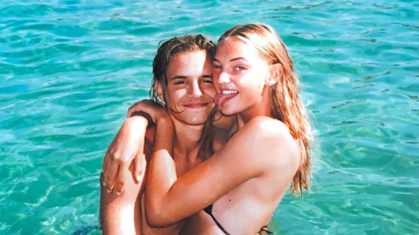 Romeo Beckham und Mia Regan im September 2020