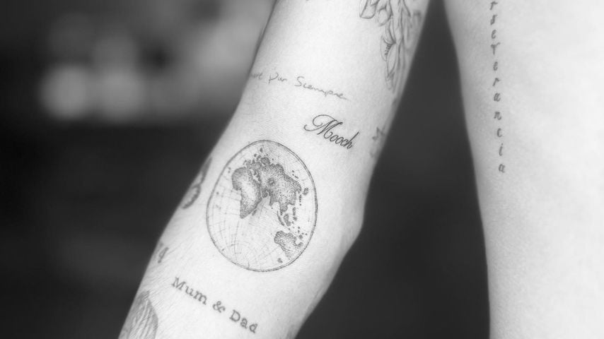 Romeo Beckhams Liebestattoo für Mia Regan