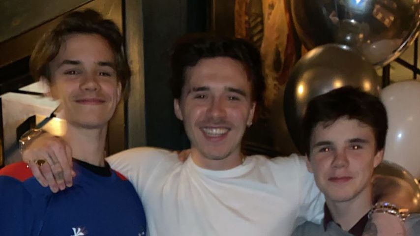 Romeo, Brooklyn, Curz und Harper Beckham