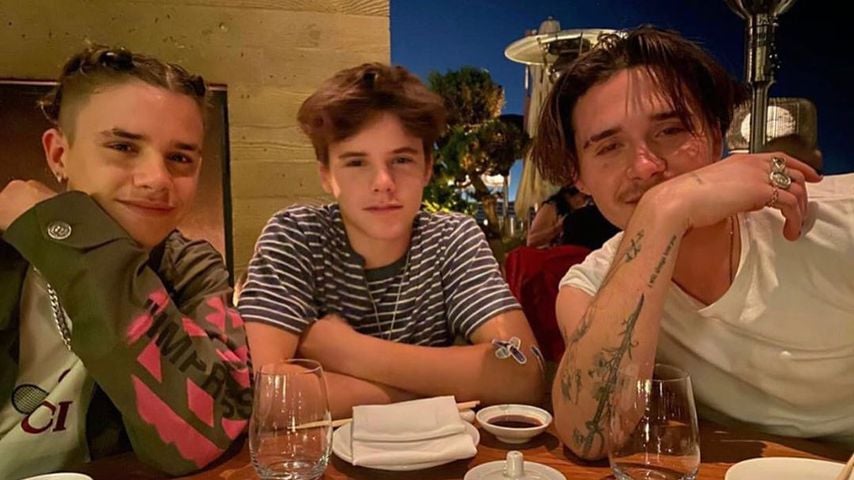 Romeo, Cruz und Brooklyn Beckham