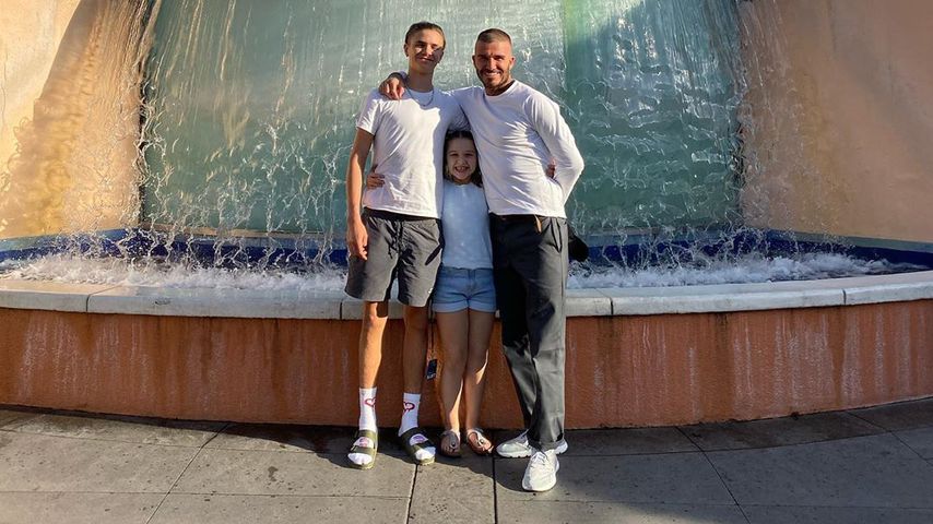 Romeo, Harper Seven und David Beckham
