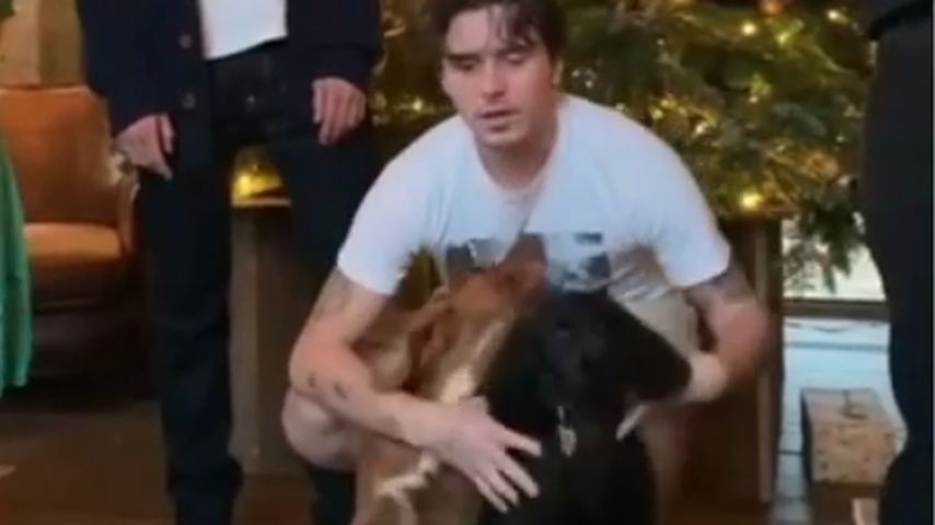 Romeo und Brooklyn Beckham im Dezember 2020