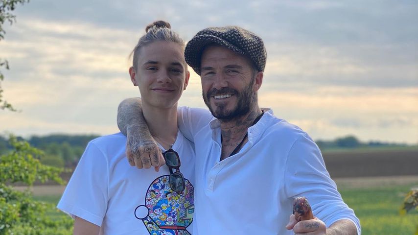 Romeo und David Beckham