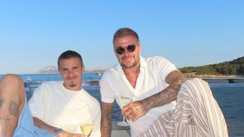 Romeo Beckhams süße Reaktion auf Papa Davids Ritterschlag