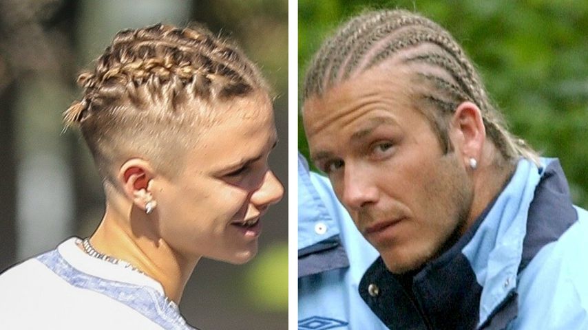 Romeo Beckham kopiert die alte Frisur seines Vaters David