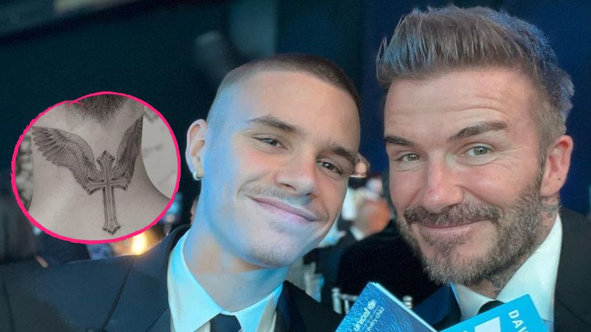Wie Papa: Romeo Beckham ließ sich Davids Tattoo stechen!