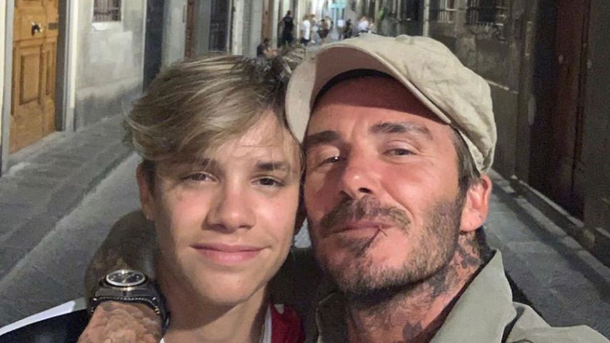 Romeo und David Beckham, 2019
