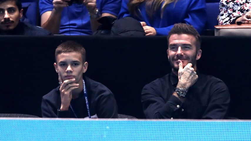 Romeo und David Beckham, 2018