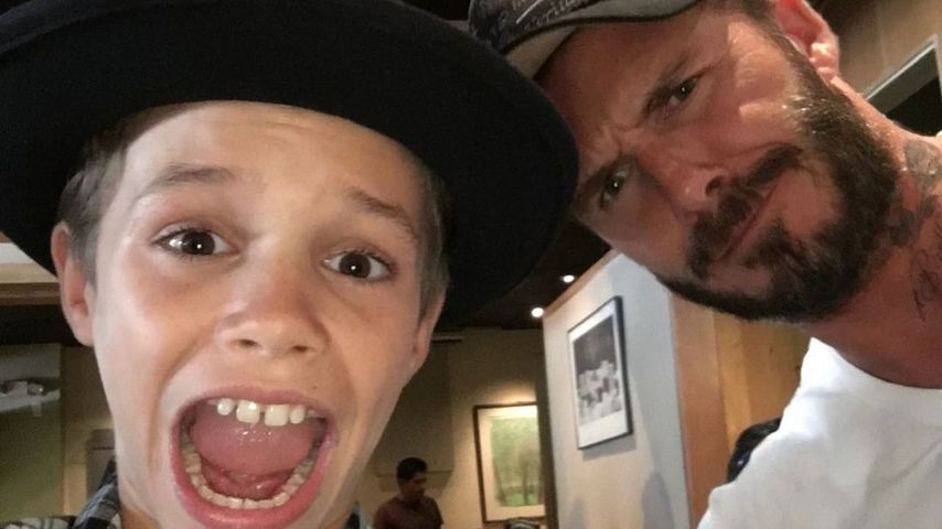 Romeo und David Beckham