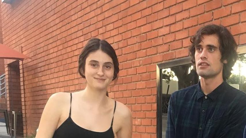 Romy Reiner mit ihrem Bruder Nick Reiner