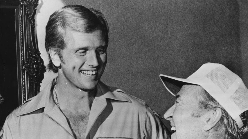 Schauspieler Ron Ely mit Produzent George Pal