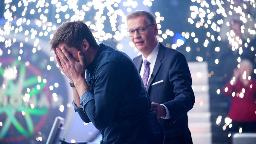 Ronald Tenholte mit Günther Jauch bei "Wer wird Millionär?"