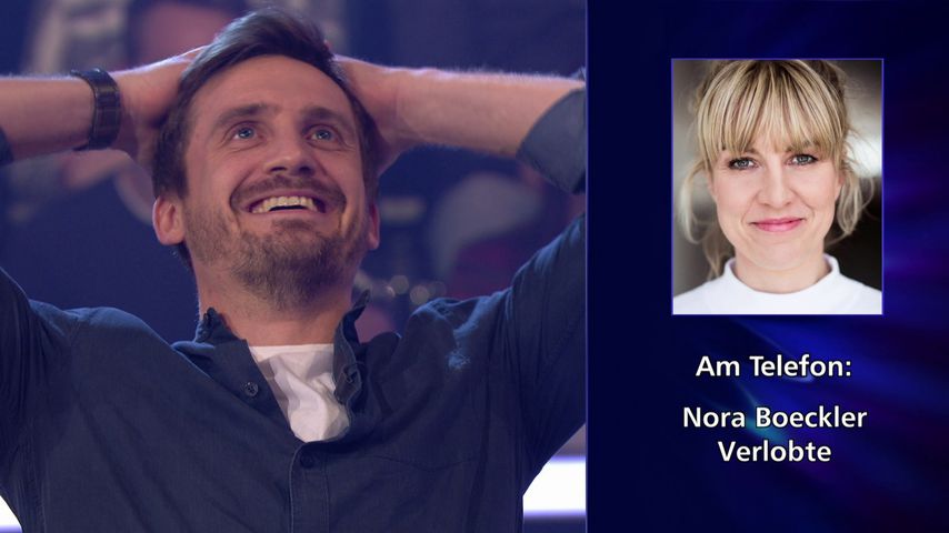 Ronald Tenholte mit seiner Verlobten Nora Boeckler bei "Wer wird Millionär?"