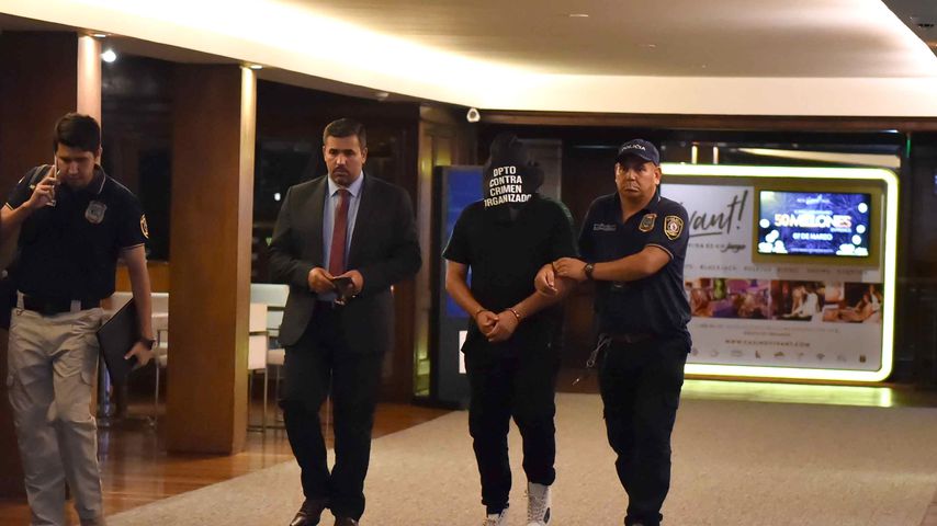 Ronaldinho bei seiner Verhaftung im März 2020