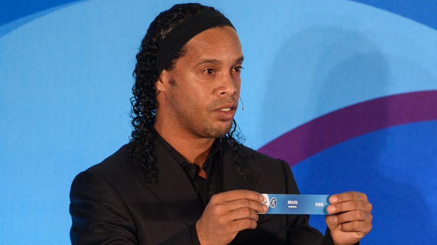 Ronaldinho im Maracana Stadion in Rio de Janeiro im April 2016