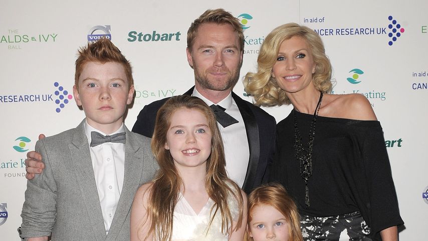 Ronan Keating mit seiner Ex-Frau Yvonne und den Kindern Jack, Melissa und Ali