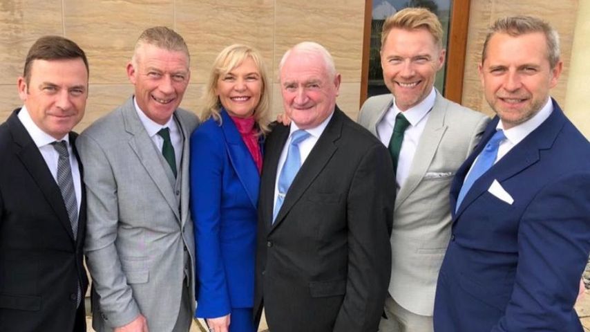Ronan Keating mit seiner Familie